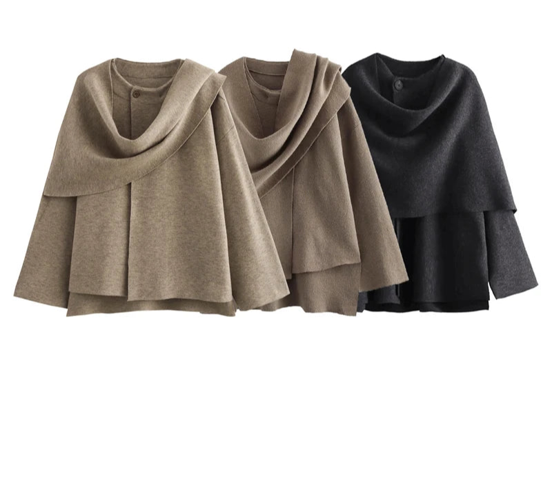 lush Winter Coats for Women Asymmetric Scarf Demi