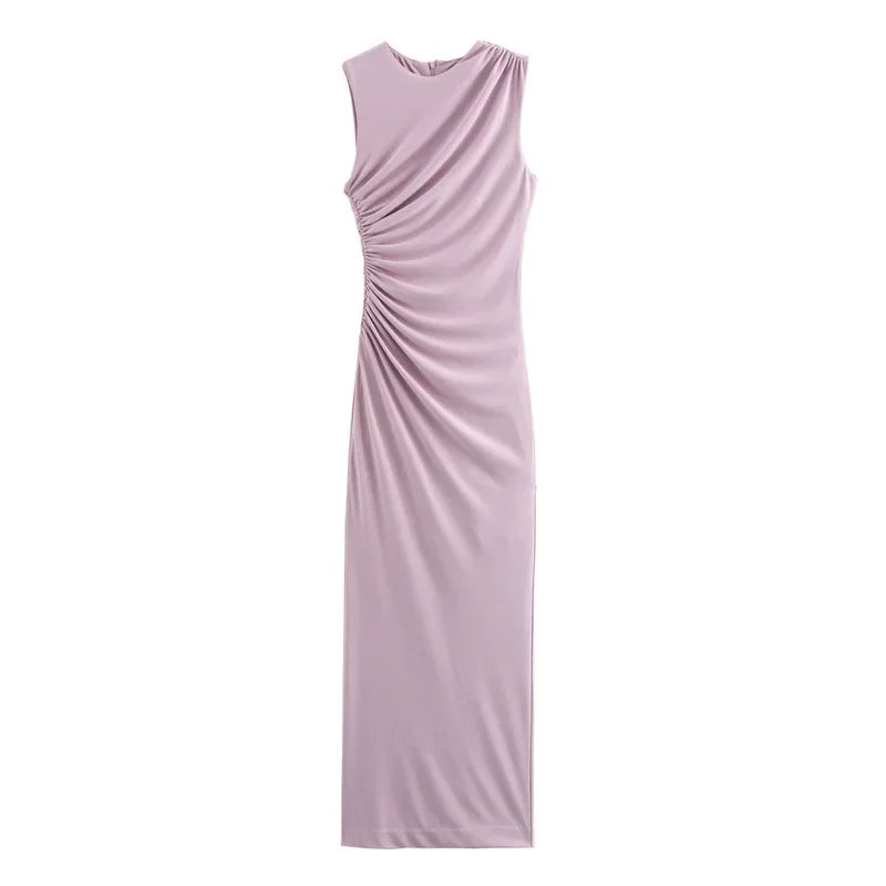 Slimming Midi Dress Elegant