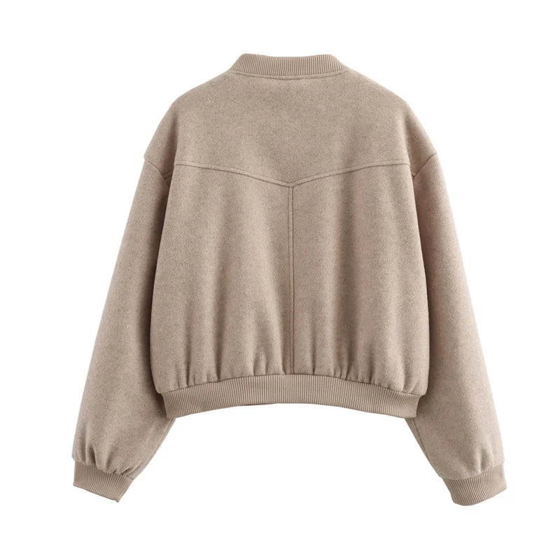 Jacket Cropped Bomber