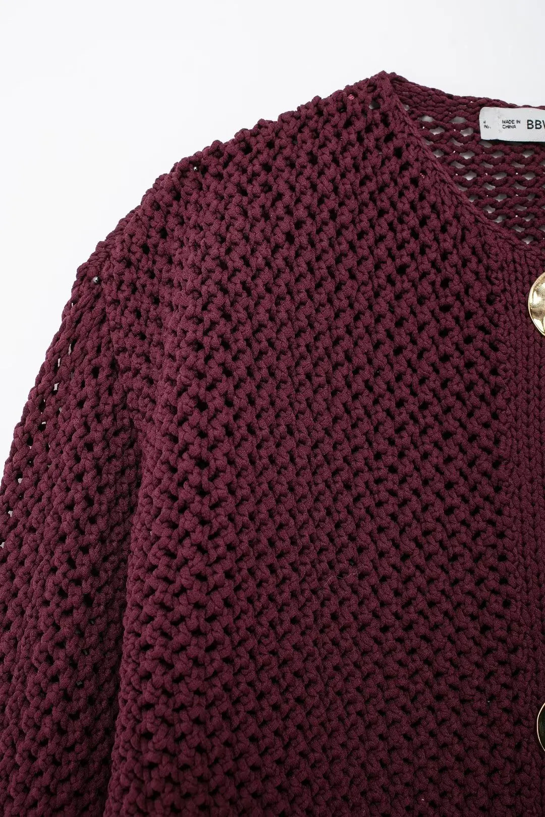 Cropped Cardigans Sleeve