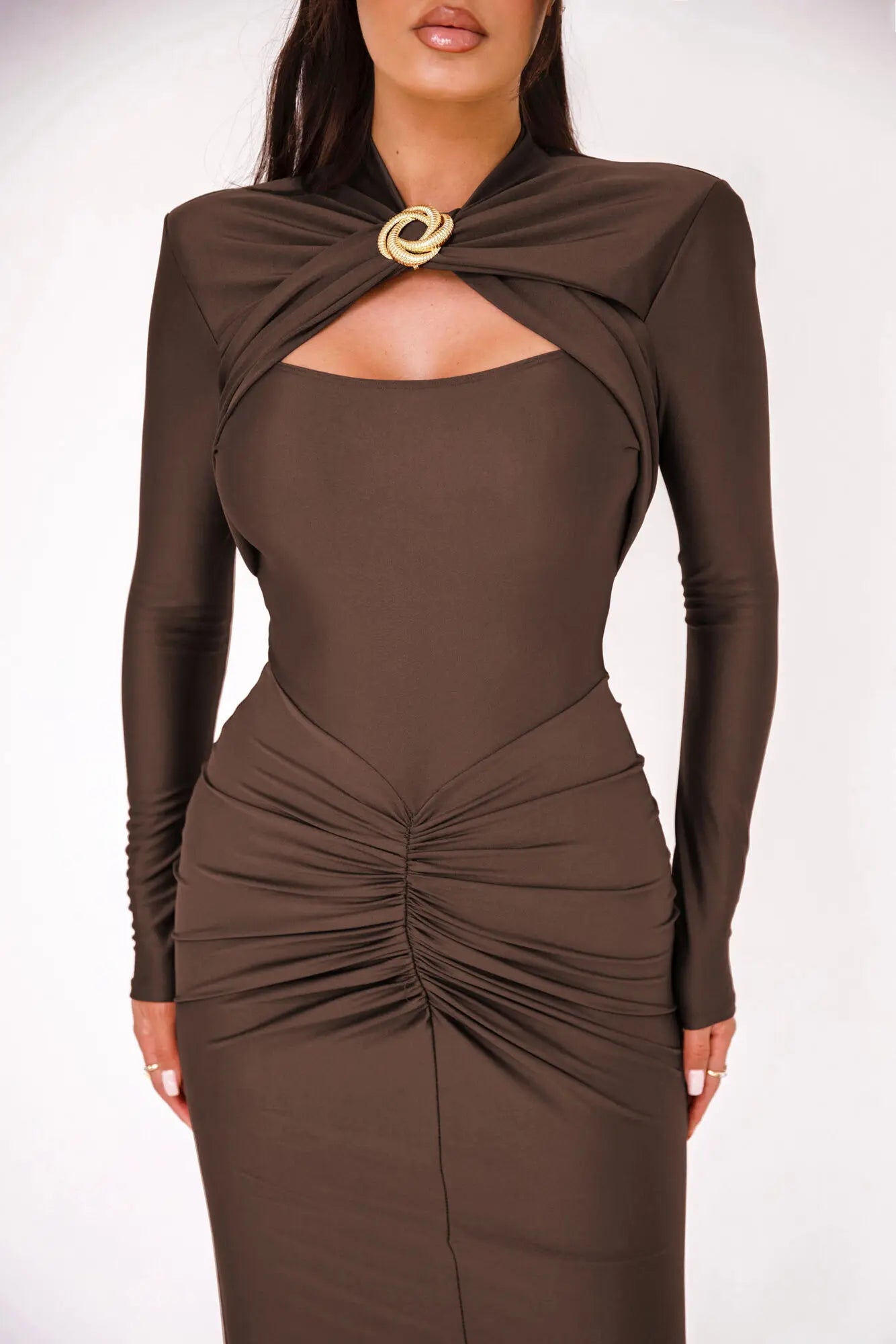 Dress Hollowed Out Slim