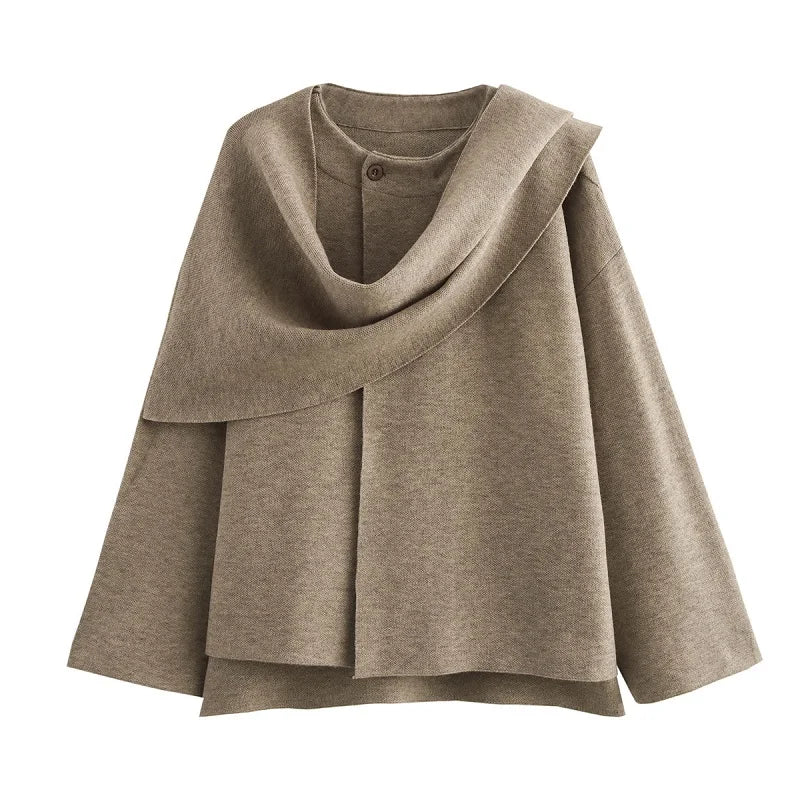 lush Winter Coats for Women Asymmetric Scarf Demi