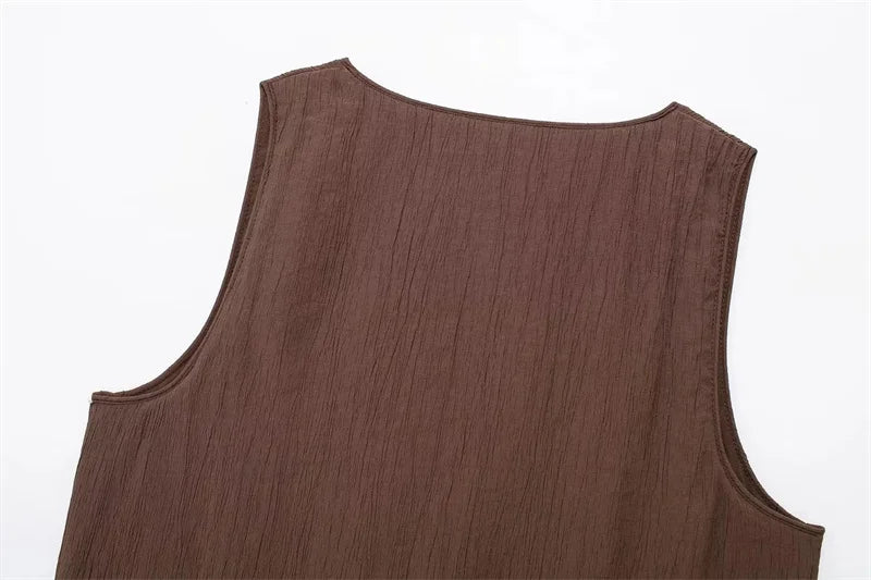 Solid Midi Skirt Set Bow Cropped