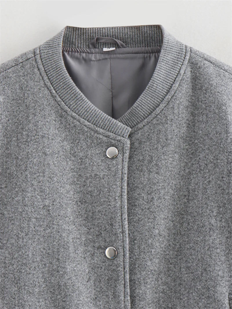 Jacket Cropped Bomber