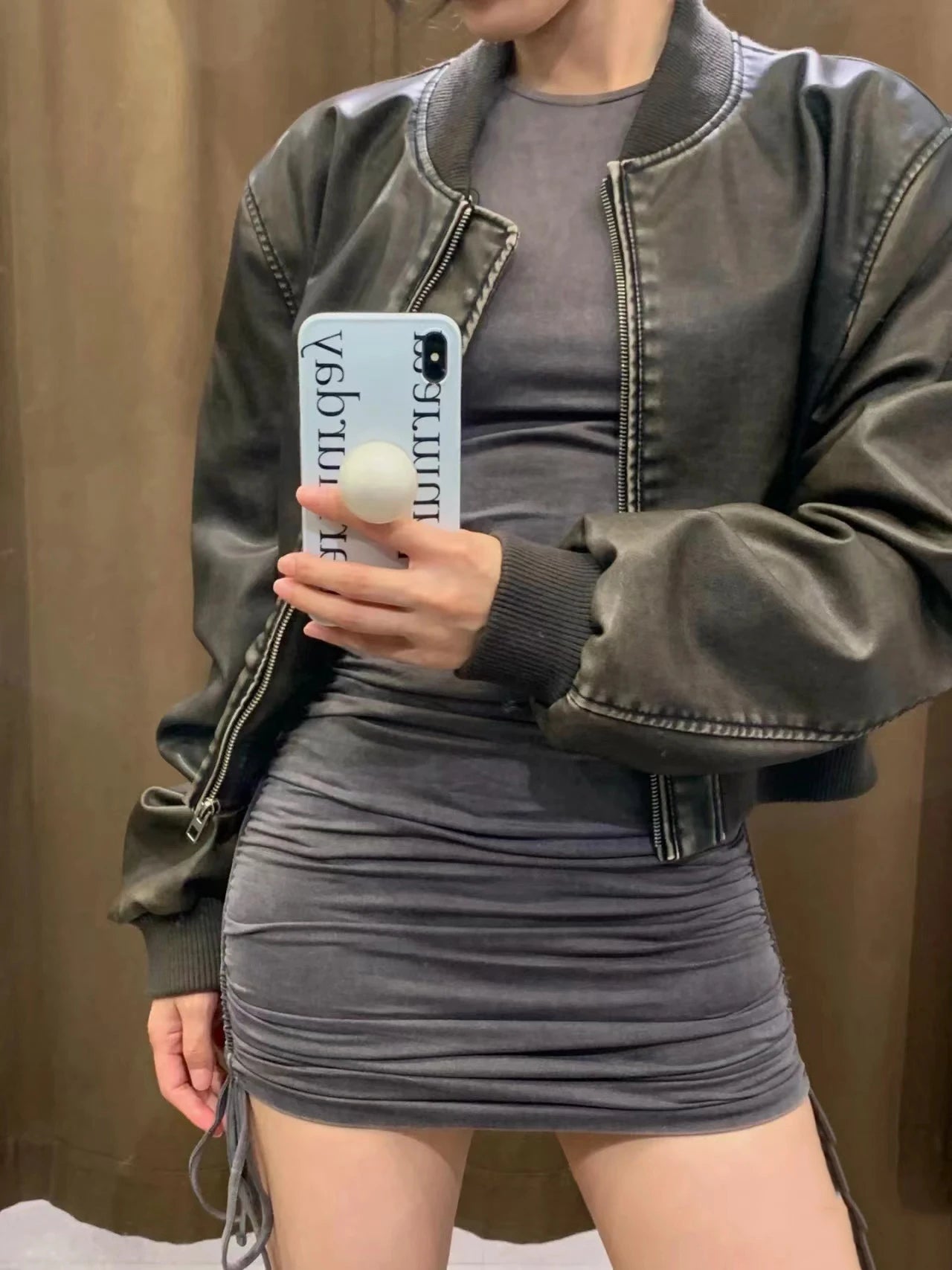 Bomber jacket coat
