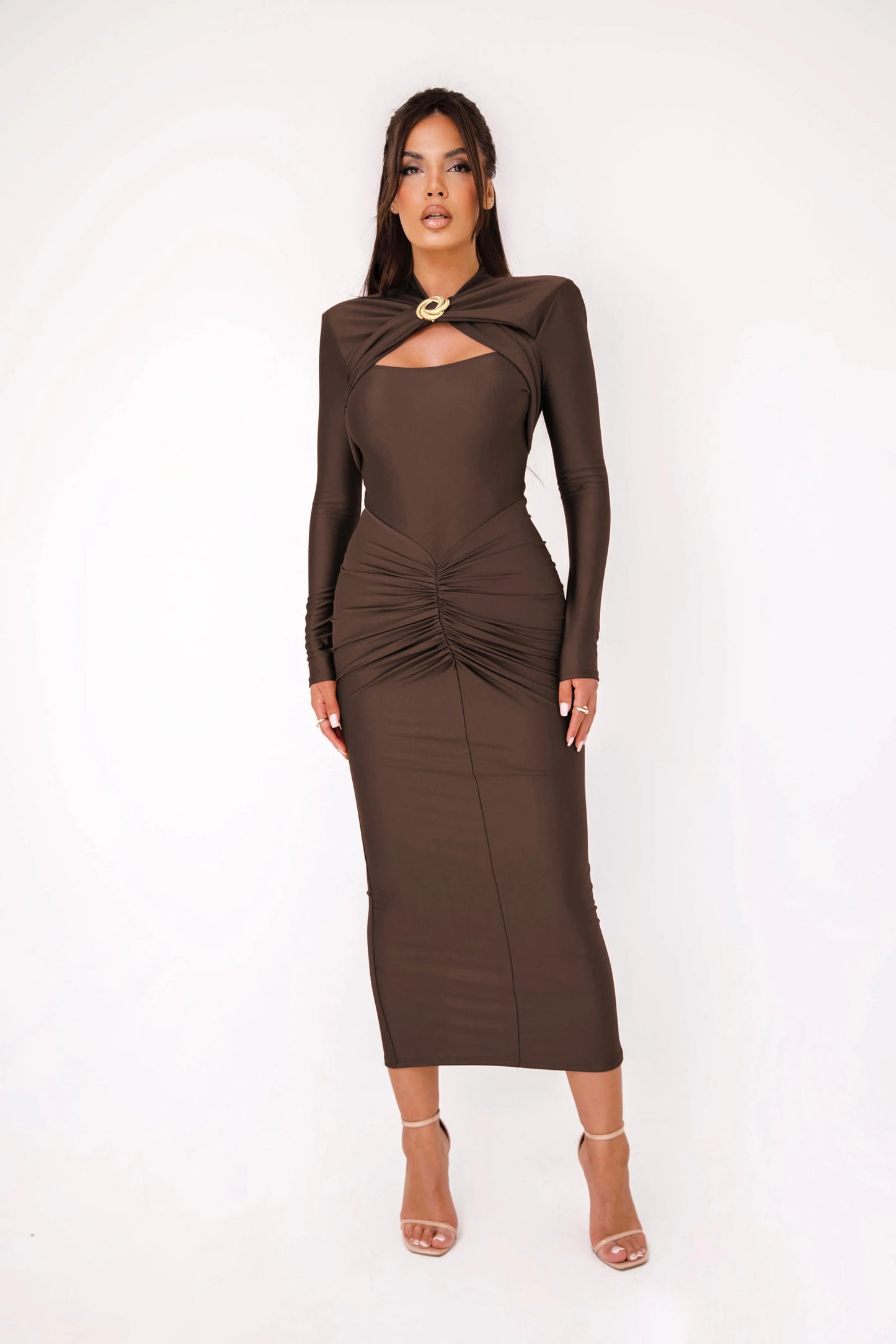 Dress Hollowed Out Slim
