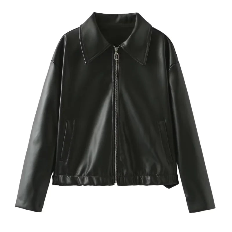 Jacket Cool Girl Slim Chery Red