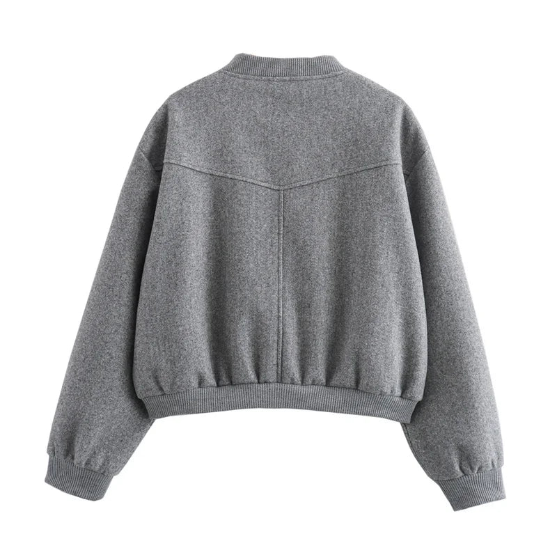 Jacket Cropped Bomber