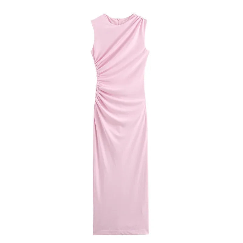 Slimming Midi Dress Elegant