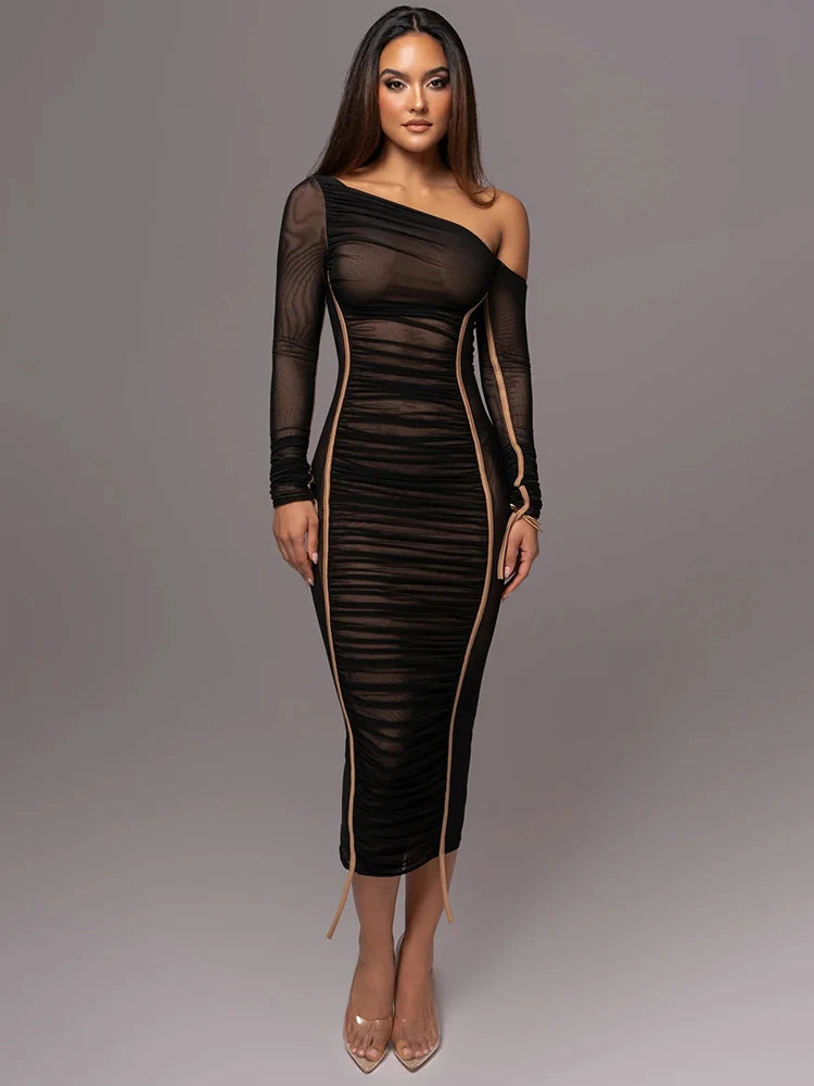 Long Sleeve Midi Dress