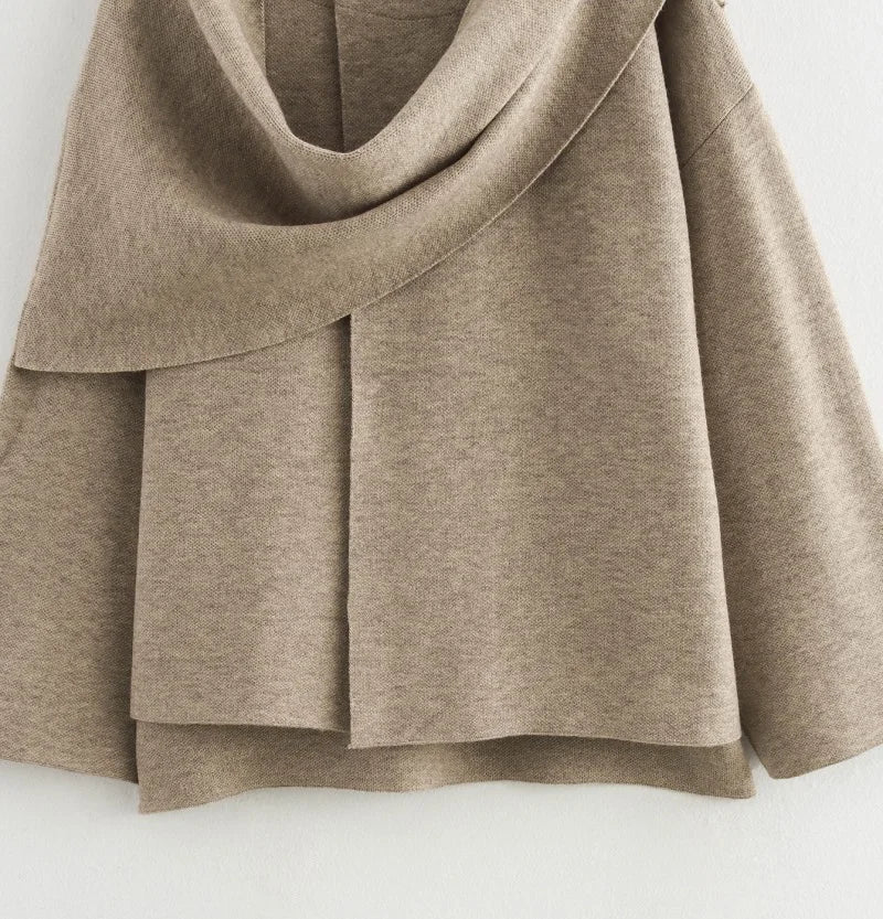 lush Winter Coats for Women Asymmetric Scarf Demi