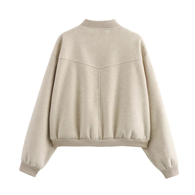 Jacket Cropped Bomber