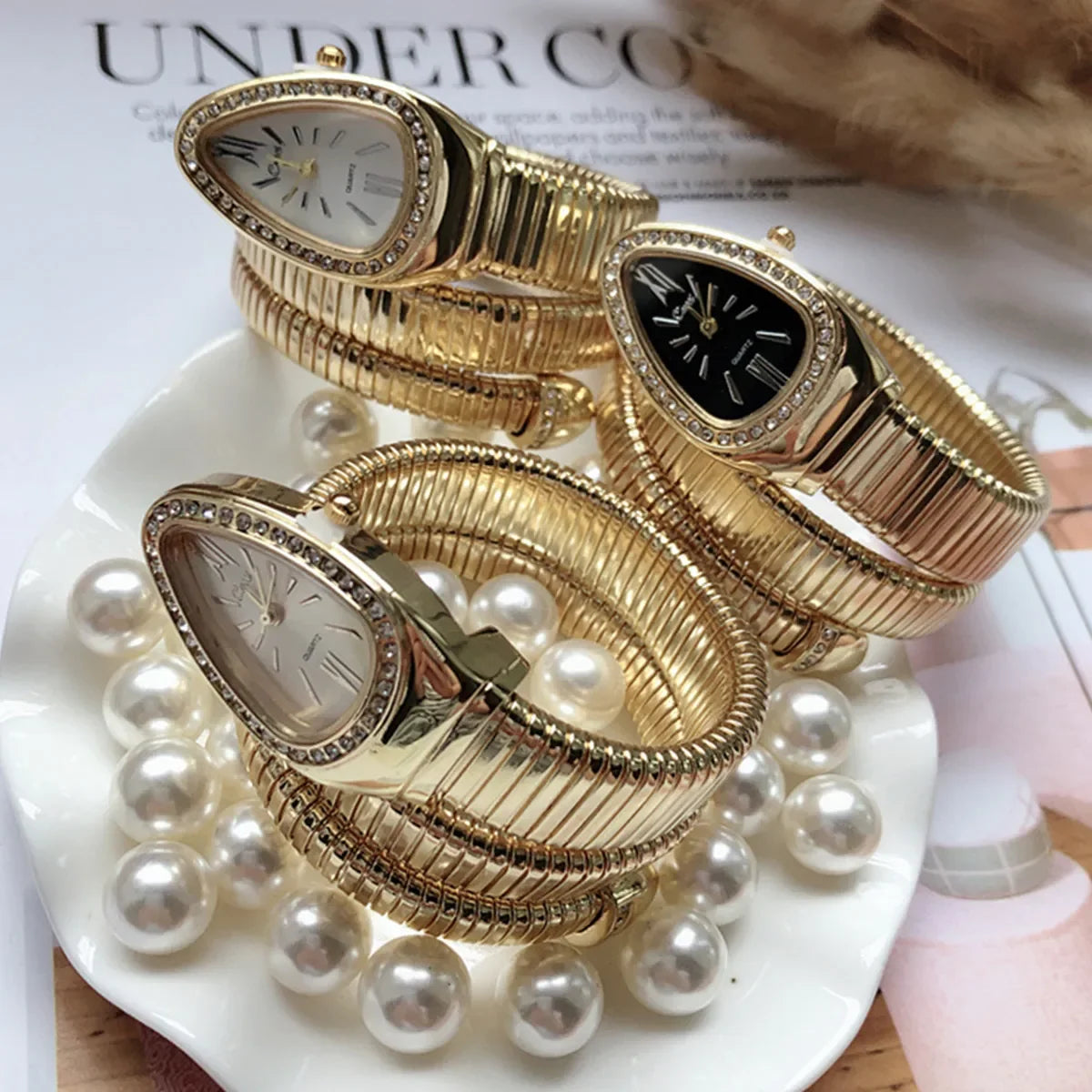 Quartz Watch Luxury Ladies