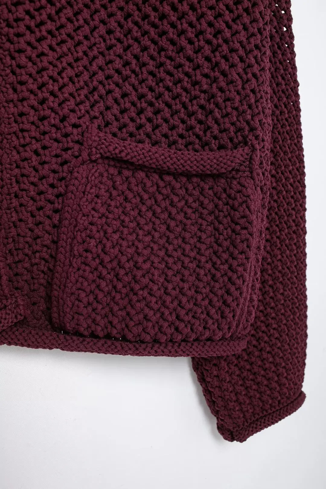 Cropped Cardigans Sleeve