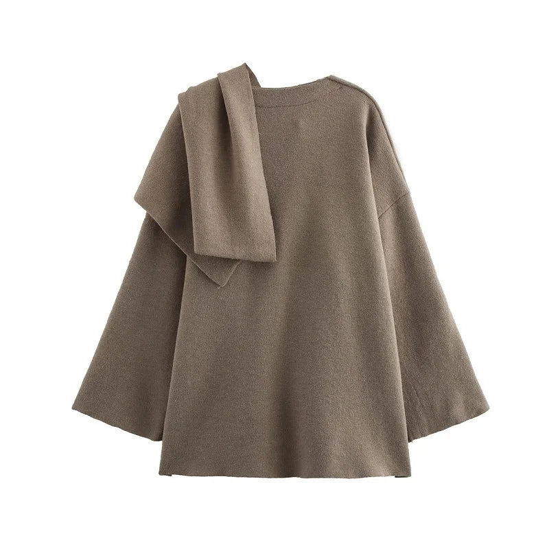 lush Winter Coats for Women Asymmetric Scarf Demi