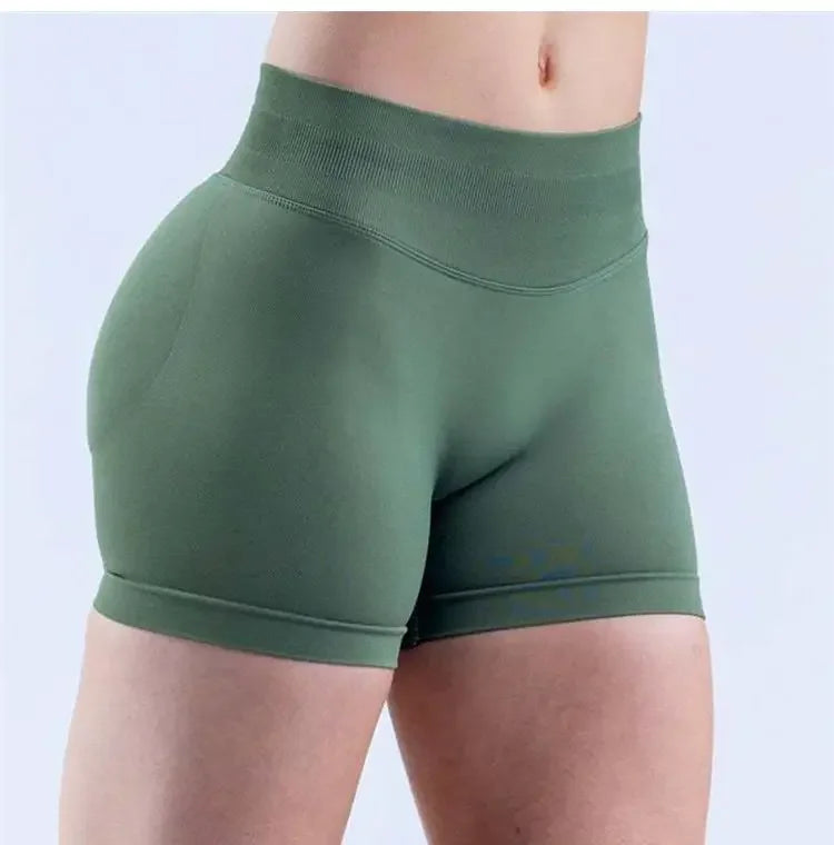 High Waisted Yoga Shorts