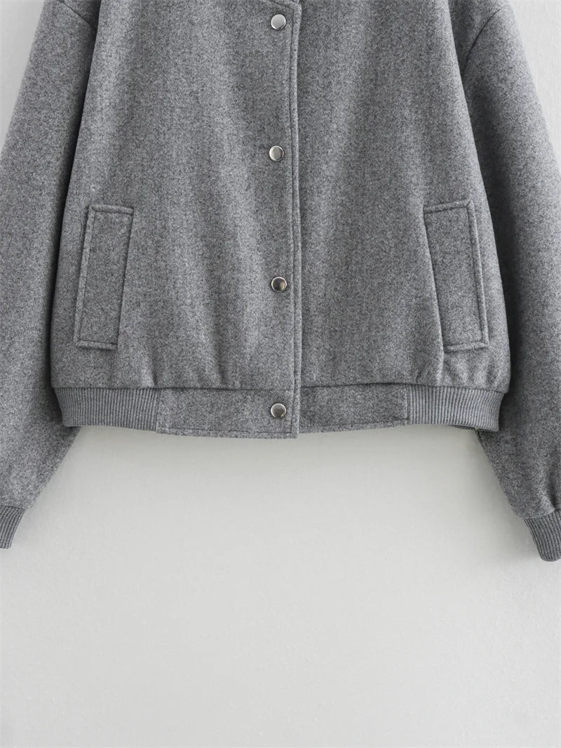 Jacket Cropped Bomber