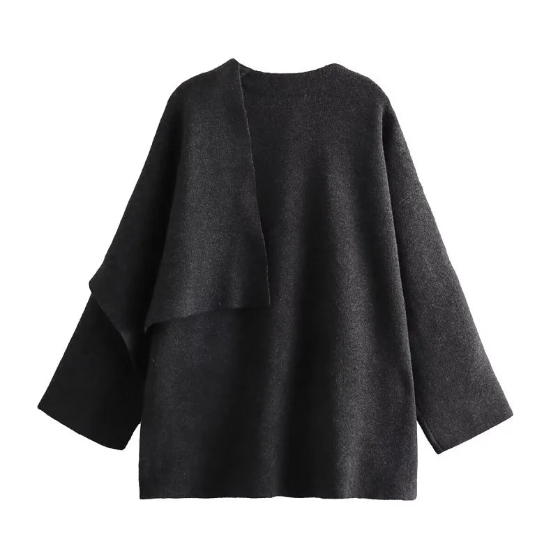 lush Winter Coats for Women Asymmetric Scarf Demi