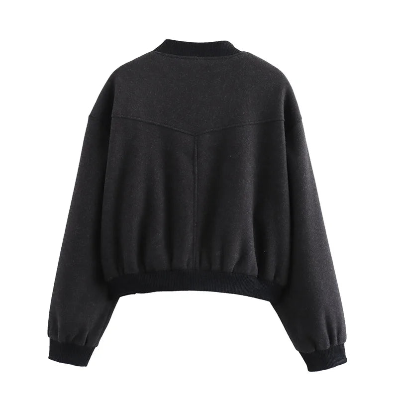 Jacket Cropped Bomber
