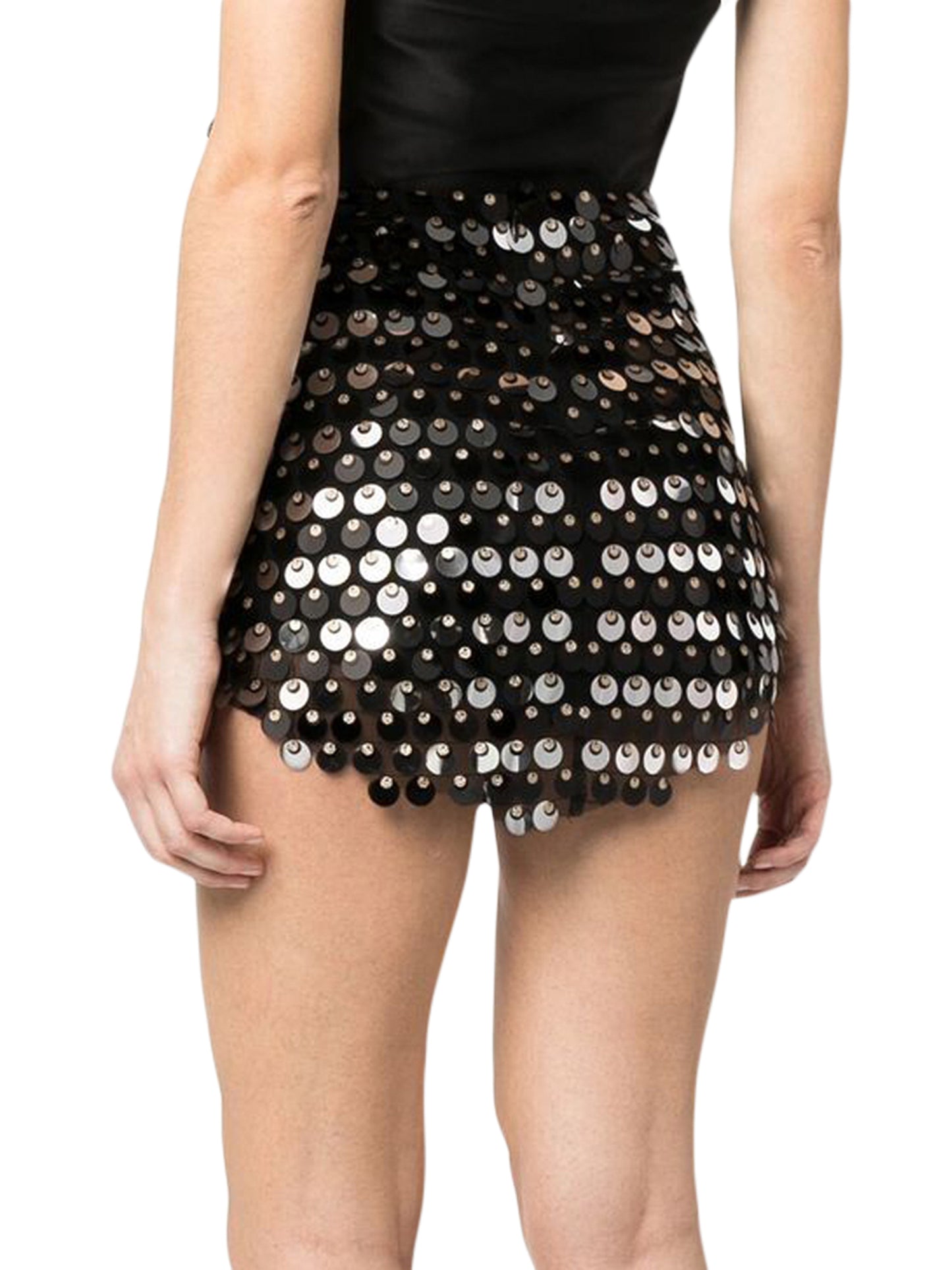 Sequin Low Waist Mini Skirt