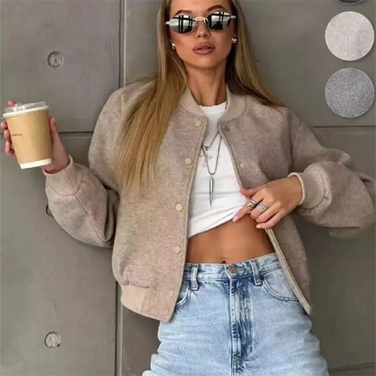 Jacket Cropped Bomber