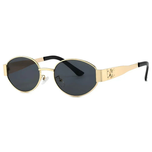 Luxury Metal Brand Sunglasses Unisex Designer