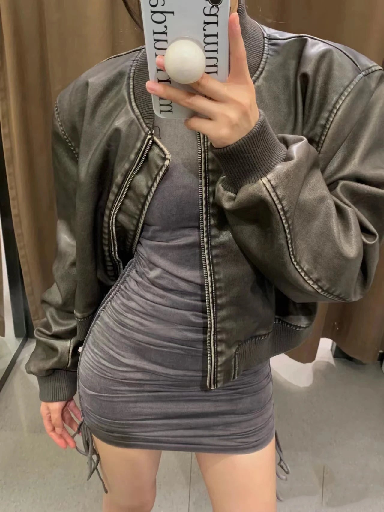 Bomber jacket coat