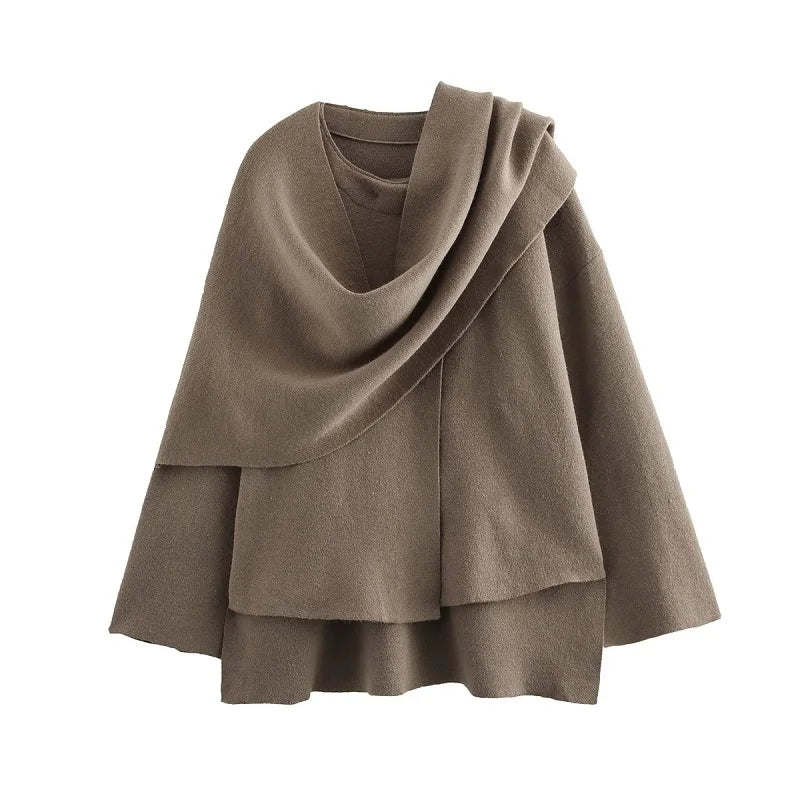 lush Winter Coats for Women Asymmetric Scarf Demi