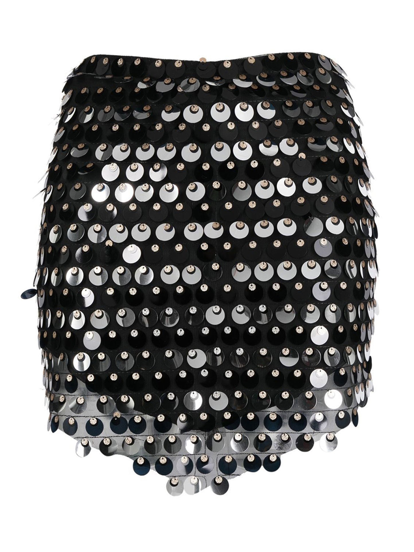 Sequin Low Waist Mini Skirt