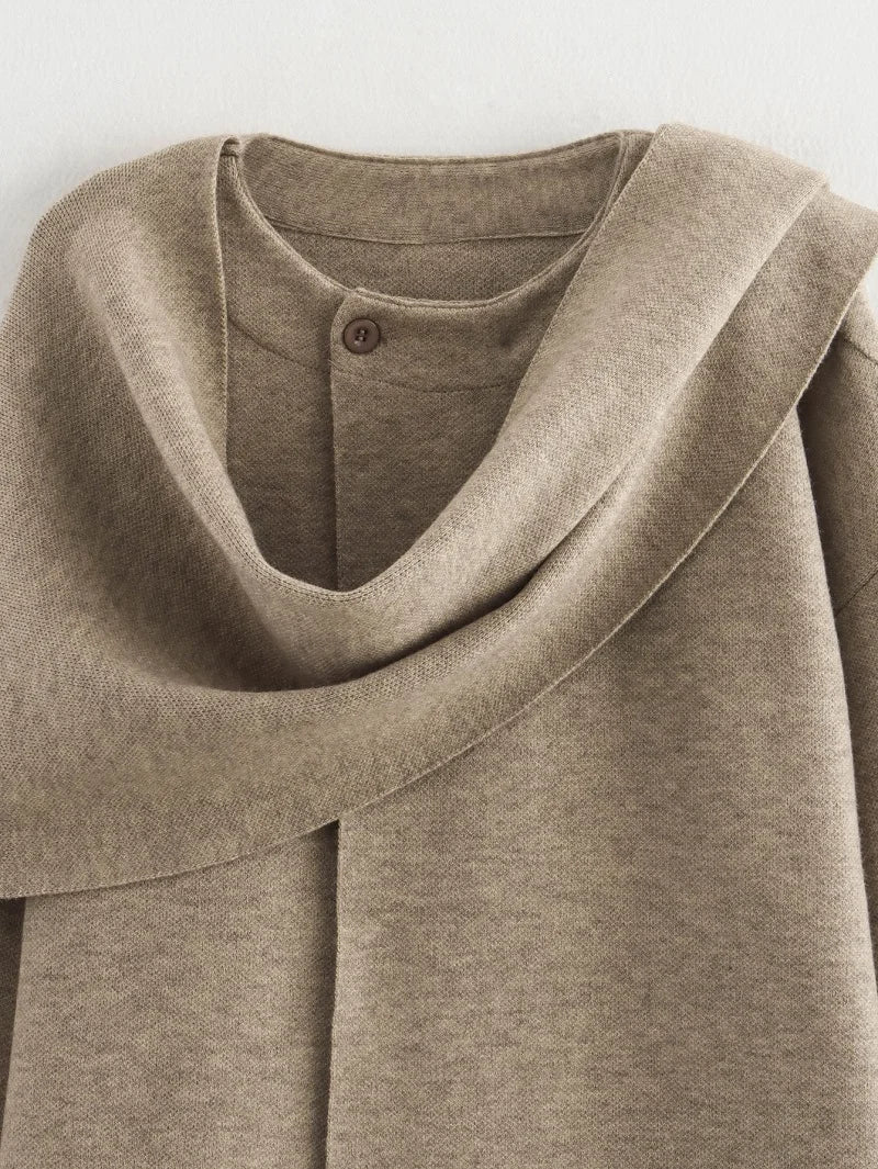 lush Winter Coats for Women Asymmetric Scarf Demi