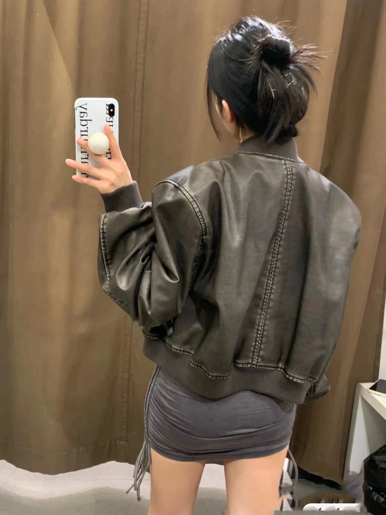 Bomber jacket coat