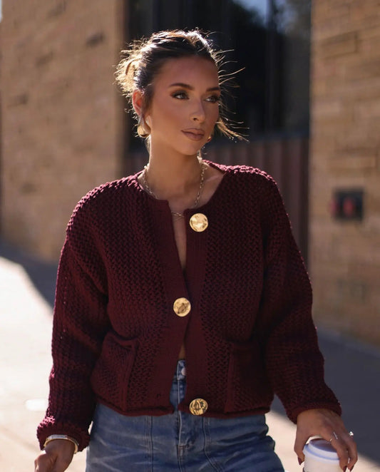 Cropped Cardigans Sleeve